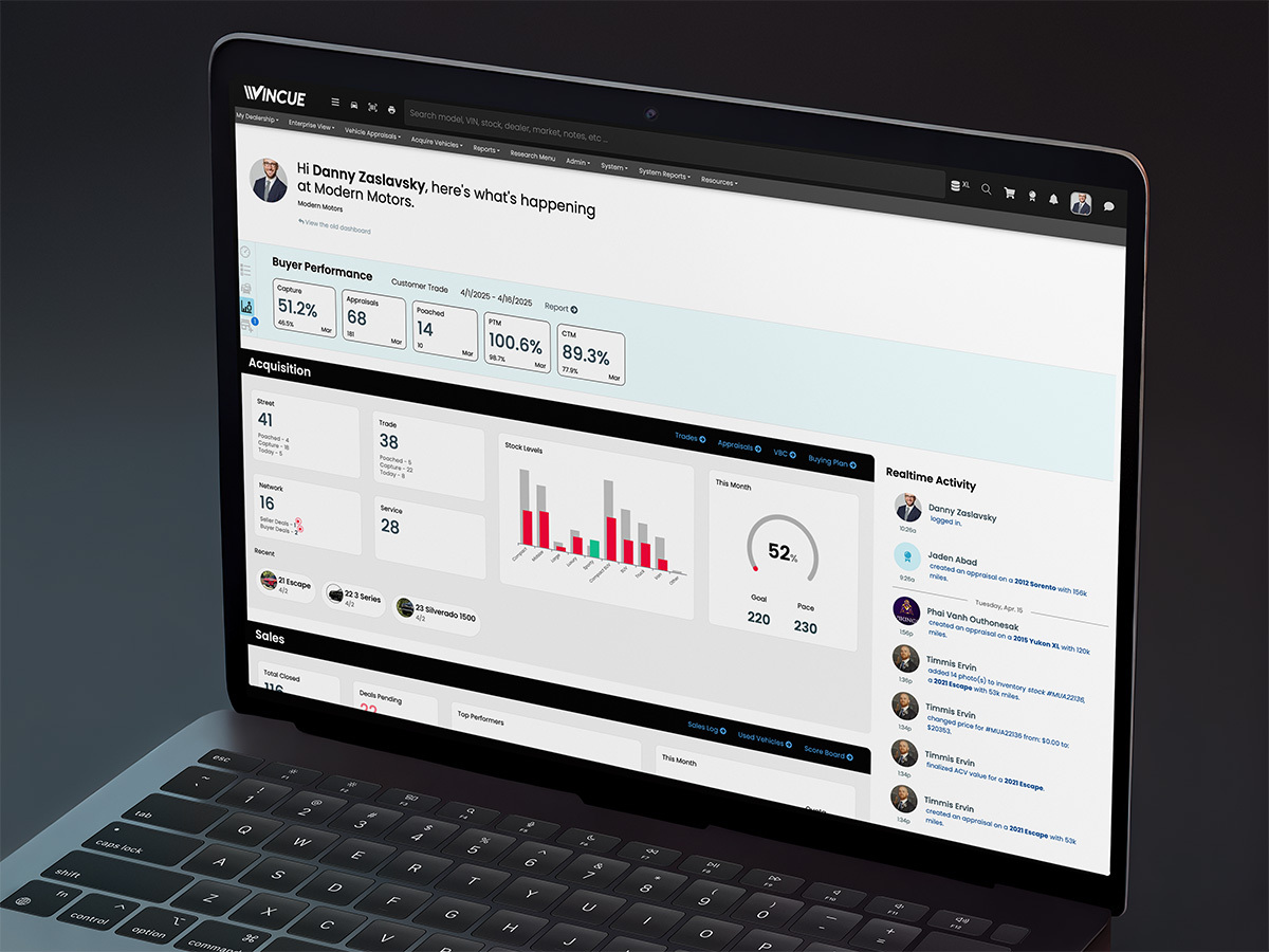 New Dashboard Mock Up