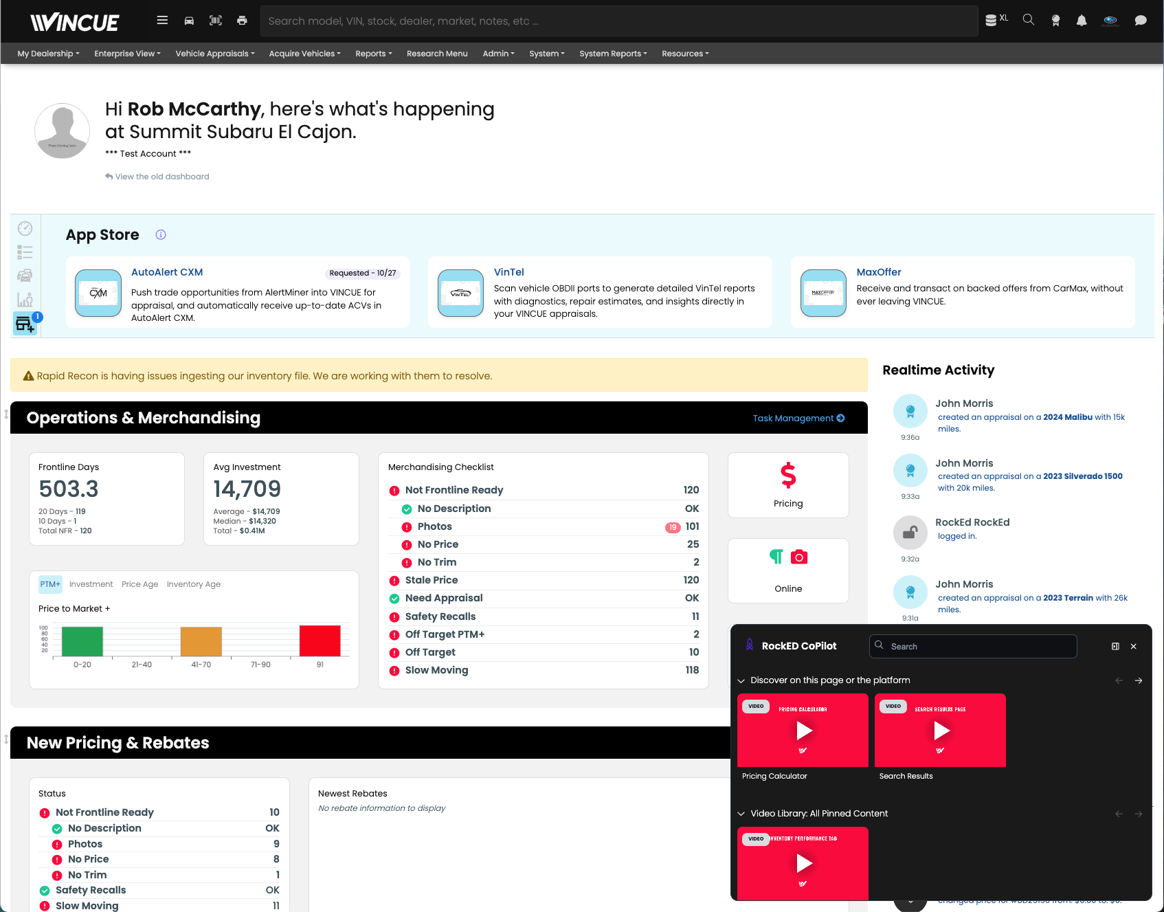 RockEd Test Screenshot