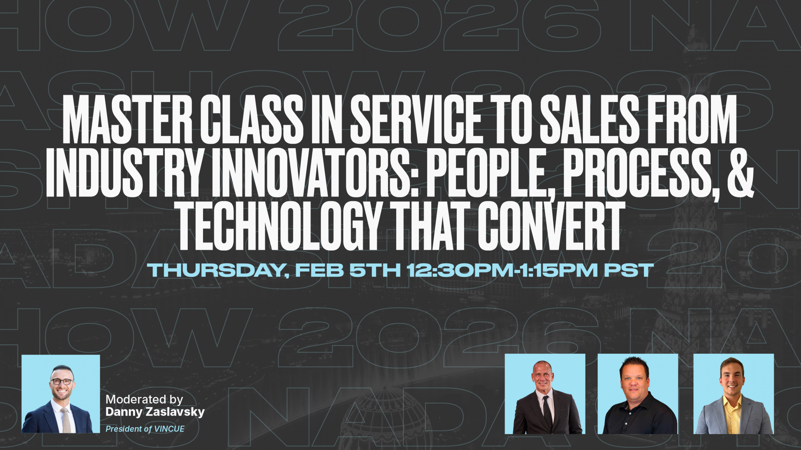 NADA26 Master Class with VINCUE